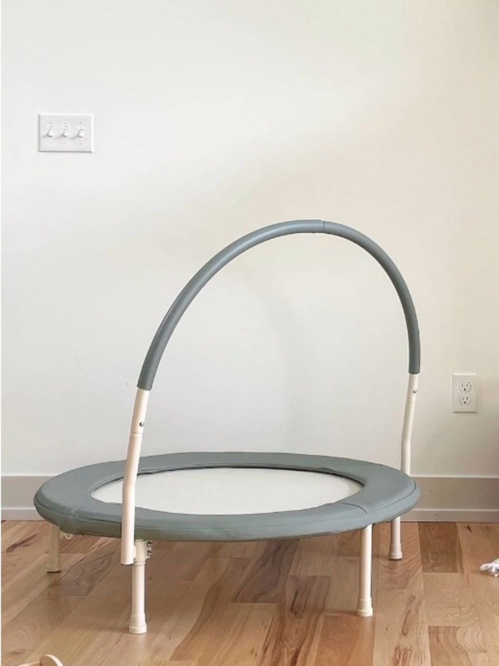 Gathre Indoor Trampoline with Safety Hoop - Palm color